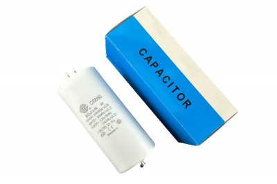Конденсатор CBB60 80 мкФ 450V, з гайкою